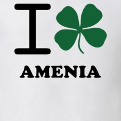 Amenia Dutchess County New York State I Love Heart Clover T Shirt 5431397