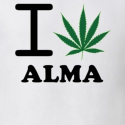Alma Allegany County New York State I Love Heart Weed T Shirt 5431398
