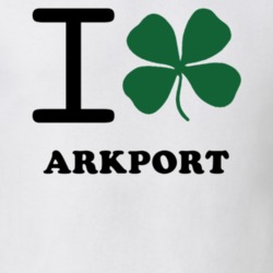 Arkport Steuben County New York State I Love Heart Clover T Shirt 5431433