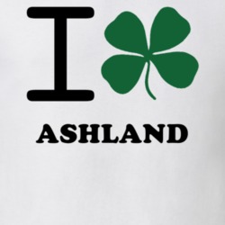 Ashland Greene County New York State I Love Heart Clover T Shirt 5431441