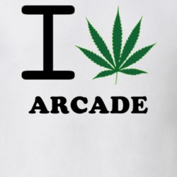 Arcade Wyoming County New York State I Love Heart Weed T Shirt 5431442