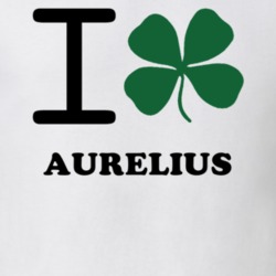 Aurelius Cayuga County New York State I Love Heart Clover T Shirt 5431455