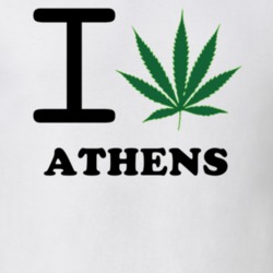 Athens Greene County New York State I Love Heart Weed T Shirt 5431465