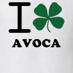 Avoca Steuben County New York State I Love Heart Clover T Shirt 5431466