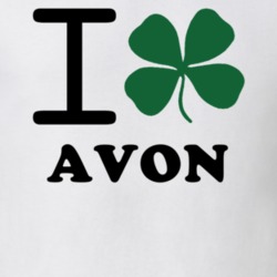 Avon Livingston County New York State I Love Heart Clover T Shirt 5431468