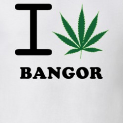 Bangor Franklin County New York State I Love Heart Weed T Shirt 5431503