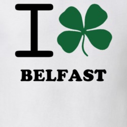 Belfast Allegany County New York State I Love Heart Clover T Shirt 5431508