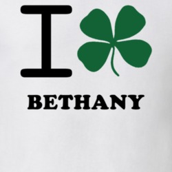 Bethany Genesee County New York State I Love Heart Clover T Shirt 5431532