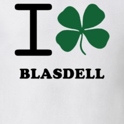 Blasdell Erie County New York State I Love Heart Clover T Shirt 5431542