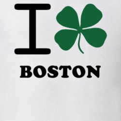 Boston Erie County New York State I Love Heart Clover T Shirt 5431562