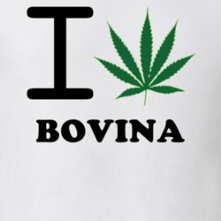 Bovina Delaware County New York State I Love Heart Weed T Shirt 5431590