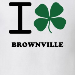 Brownville Jefferson County New York State I Love Heart Clover T Shirt 5431602