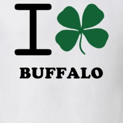 Buffalo Erie County New York State I Love Heart Clover T Shirt 5431611