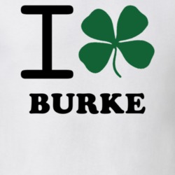 Burke Franklin County New York State I Love Heart Clover T Shirt 5431615