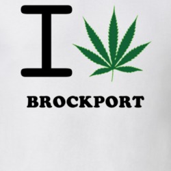 Brockport Monroe County New York State I Love Heart Weed T Shirt 5431618