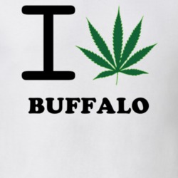 Buffalo Erie County New York State I Love Heart Weed T Shirt 5431643