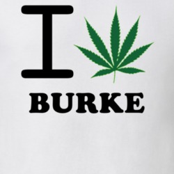 Burke Franklin County New York State I Love Heart Weed T Shirt 5431647