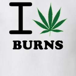 Burns Allegany County New York State I Love Heart Weed T Shirt 5431651