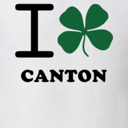 Canton St. Lawrence County New York State I Love Heart Clover T Shirt 5431666