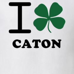 Caton Steuben County New York State I Love Heart Clover T Shirt 5431700