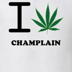Champlain Clinton County New York State I Love Heart Weed T Shirt 5431754