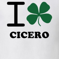 Cicero Onondaga County New York State I Love Heart Clover T Shirt 5431755