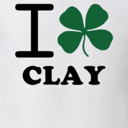 Clay Onondaga County New York State I Love Heart Clover T Shirt 5431773