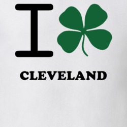 Cleveland Oswego County New York State I Love Heart Clover T Shirt 5431781