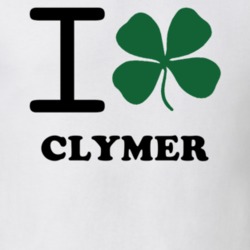 Clymer Chautauqua County New York State I Love Heart Clover T Shirt 5431792