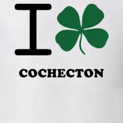 Cochecton Sullivan County New York State I Love Heart Clover T Shirt 5431797