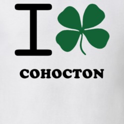 Cohocton Steuben County New York State I Love Heart Clover T Shirt 5431801