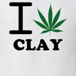 Clay Onondaga County New York State I Love Heart Weed T Shirt 5431810