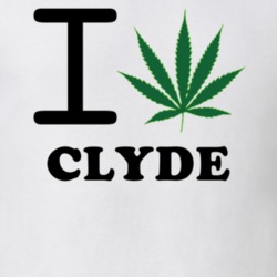 Clyde Wayne County New York State I Love Heart Weed T Shirt 5431829