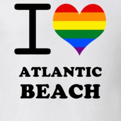 Atlantic Beach Nassau County New York State I Love Heart Gay Pride T Shirt 5441634