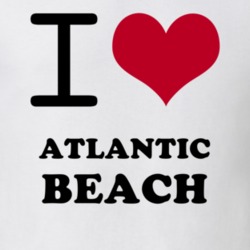 Atlantic Beach Nassau County New York State I Love Heart Adore T Shirt 5441663