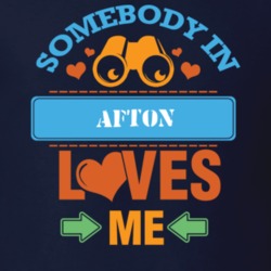 Afton Chenango County New York State Somebody In Loves Me T Shirt 5441786