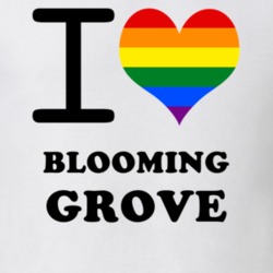 Blooming Grove Orange County New York State I Love Heart Gay Pride T Shirt 5441796