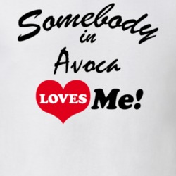 Avoca Steuben County New York State Somebody In Loves Me Adore T Shirt 5442161