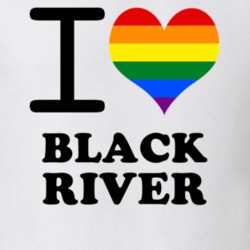 Black River Jefferson County New York State I Love Heart Gay Pride T Shirt 5442196