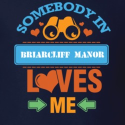 Briarcliff Manor Westchester County New York State Somebody In Loves Me T Shirt 5442227