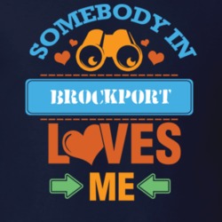 Brockport Monroe County New York State Somebody In Loves Me T Shirt 5442252