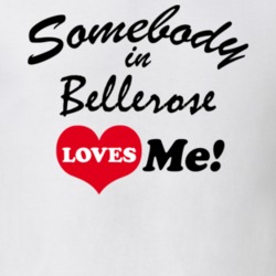 Bellerose Nassau County New York State Somebody In Loves Me Adore T Shirt 5442265