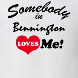Bennington Wyoming County New York State Somebody In Loves Me Adore T Shirt 5442285