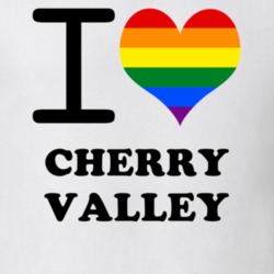 Cherry Valley Otsego County New York State I Love Heart Gay Pride T Shirt 5442318