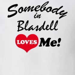 Blasdell Erie County New York State Somebody In Loves Me Adore T Shirt 5442345