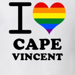 Cape Vincent Jefferson County New York State I Love Heart Gay Pride T Shirt 5442364