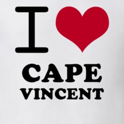 Cape Vincent Jefferson County New York State I Love Heart Adore T Shirt 5442382
