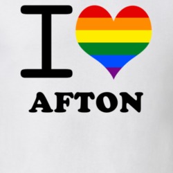 Afton Chenango County New York State I Love Heart Gay Pride T Shirt 5442408