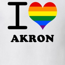 Akron Erie County New York State I Love Heart Gay Pride T Shirt 5442416