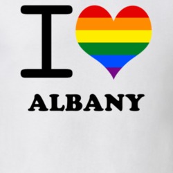 Albany Albany County New York State I Love Heart Gay Pride T Shirt 5442424